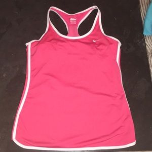 Pink Nike tank top